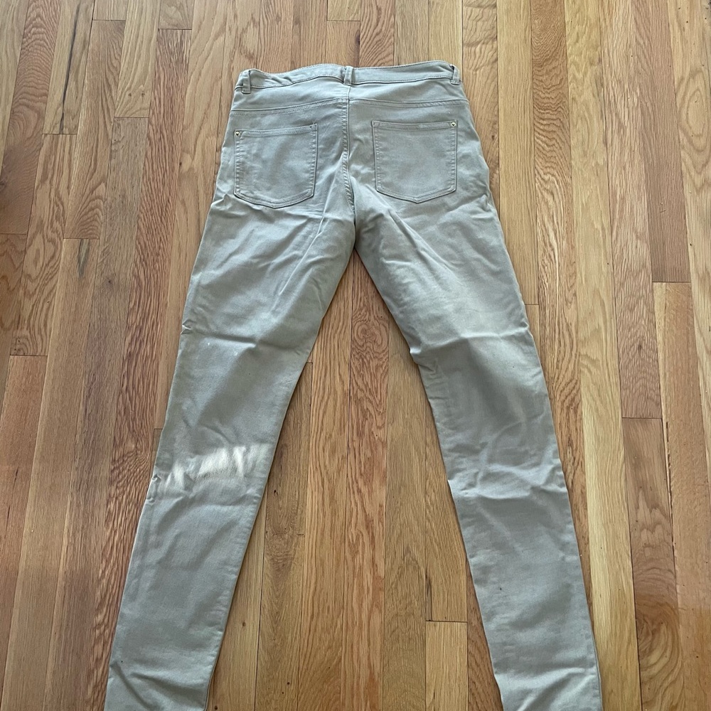 H & M tan skinny pants